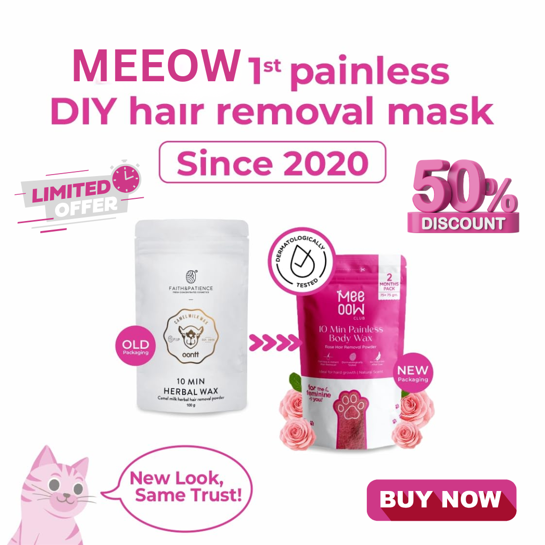 Body Hair Removal Powder Mask Two months pack(Used 20+ times)