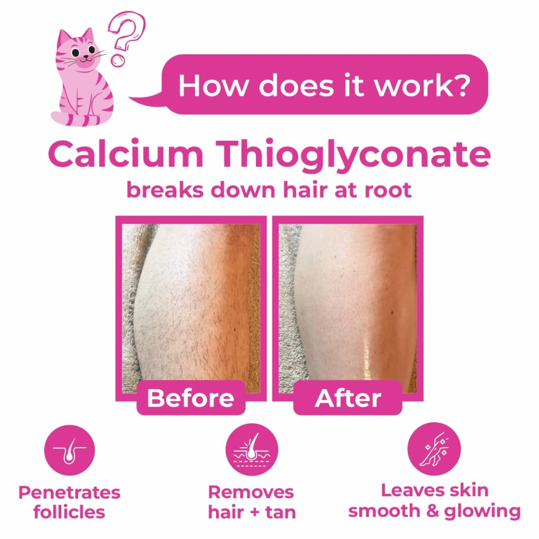 Body Hair Removal Powder Mask Two months pack(Used 20+ times)