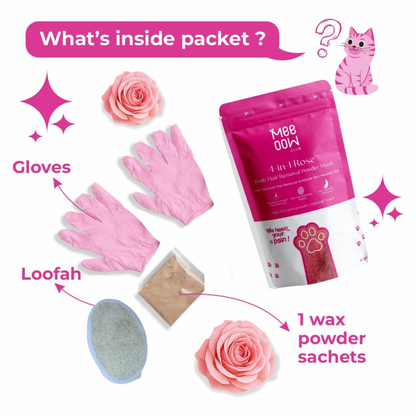 Body Hair Removal Powder Mask Two months pack(Used 20+ times)