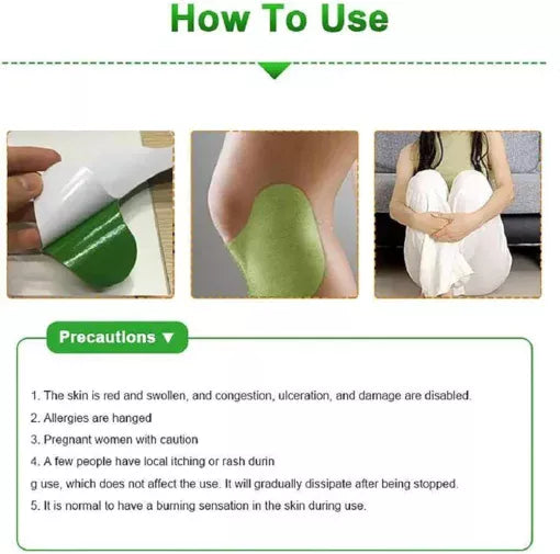 20 pcs Knee Patch Herbal Plaster